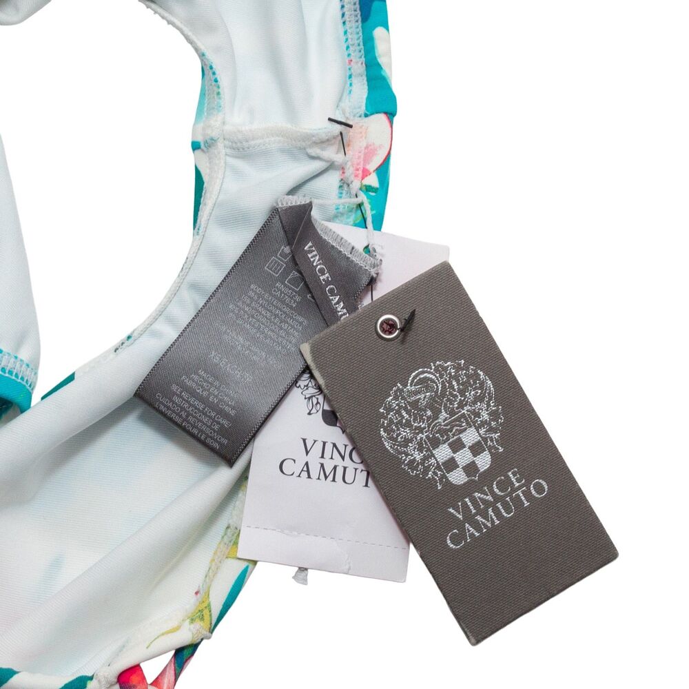 Vince Camuto Women's XS Tropicana Floral High Waist Swim Bottom Bikini New NWT - Picture 6 of 6
